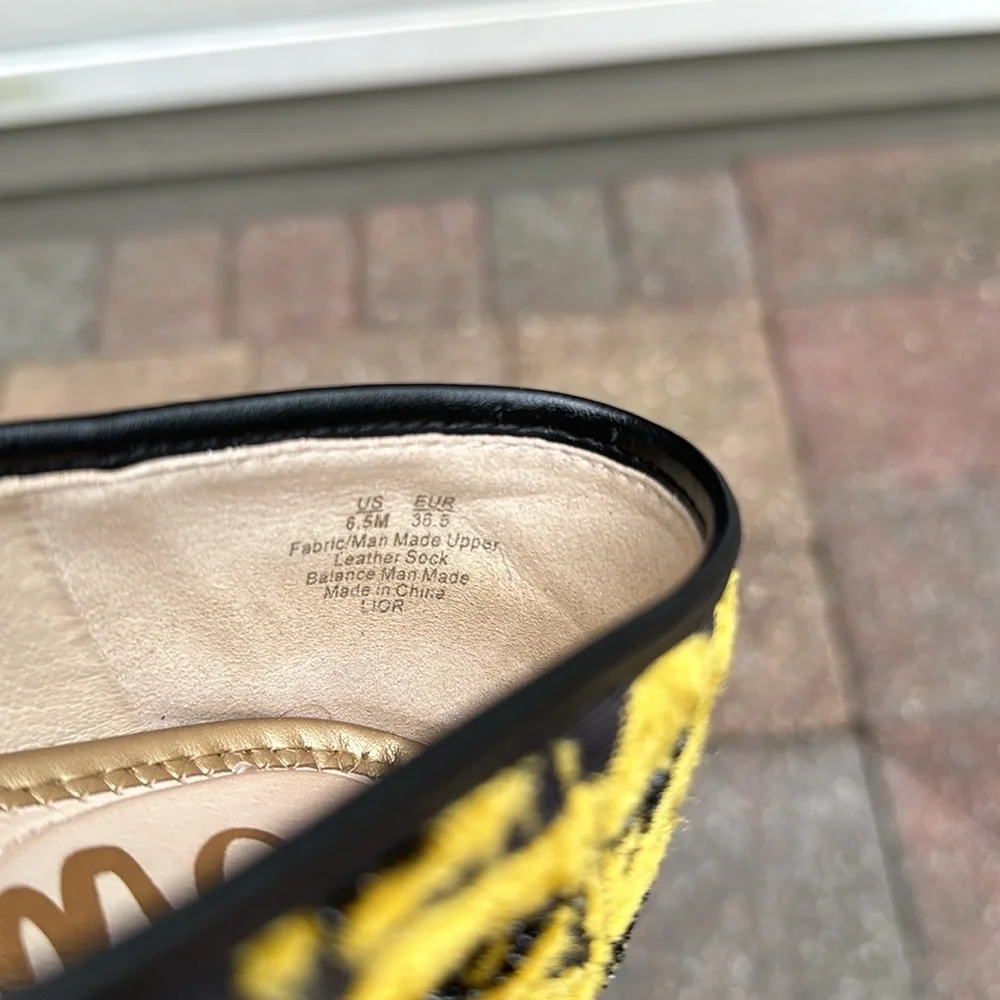 Leopard Loafers Black Yellow - Picture 8 of 10